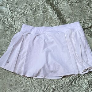 Lululemon Athletica White Mini Skirt